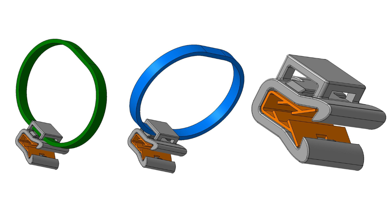 Projekt niestandardowych elementów do zarządzania kablami